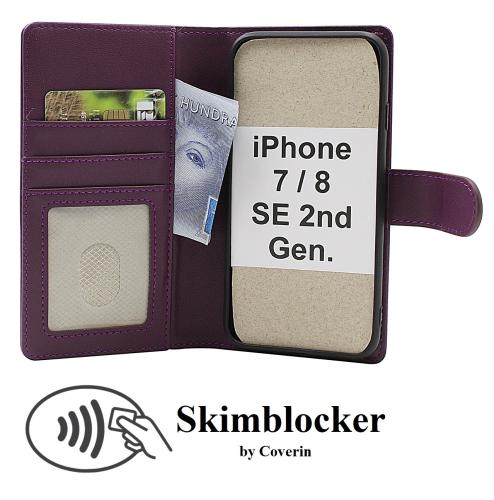 CoverinSkimblocker iPhone 7/8/SE 2nd/3rd Gen. Plånboksfodral