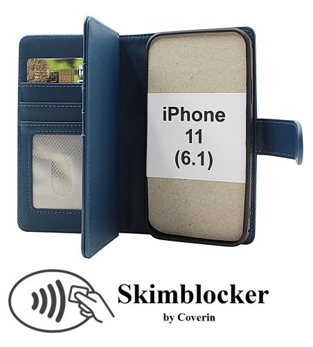Skimblocker iPhone 11 (6.1) XL Magnet Plånboksfodral