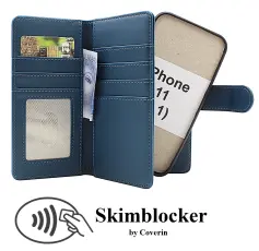 Skimblocker iPhone 11 (6.1) XL Magnet Plånboksfodral