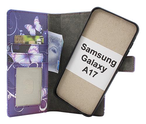 Skimblocker Samsung Galaxy A17 Magnet Plånboksfodral Design