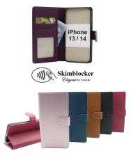 Skimblocker iPhone 13 / 14 Plånboksfodral