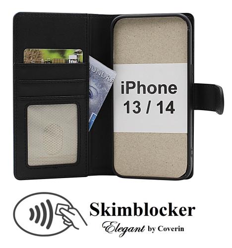 Skimblocker iPhone 13 / 14 Plånboksfodral