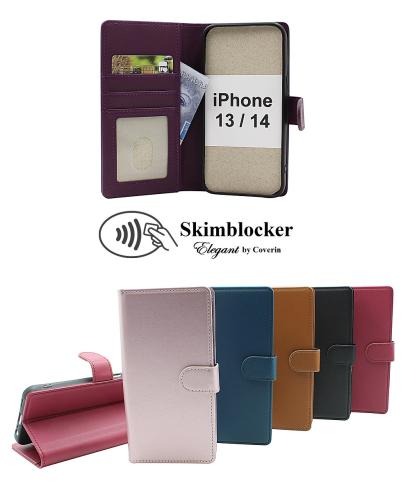 Skimblocker iPhone 13 / 14 Plånboksfodral