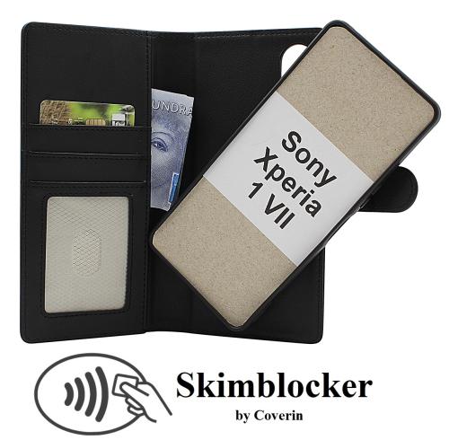 Skimblocker Sony Xperia 1 VII Magnet Plånboksfodral