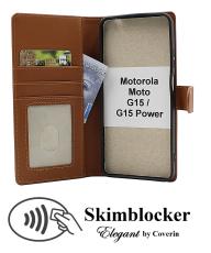 CoverinSkimblocker Motorola Moto G15 / G15 Power Plånboksfodral