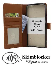 Skimblocker Motorola Moto G15 / G15 Power Plånboksfodral