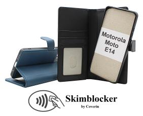 CoverinSkimblocker Motorola Moto E14 Magnet Plånboksfodral