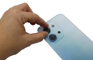 H&auml;rdat kameraglas Motorola Moto G57 / G57 Power