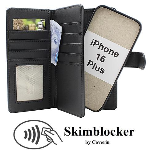 Skimblocker iPhone 16 Plus XL Magnet Plånboksfodral