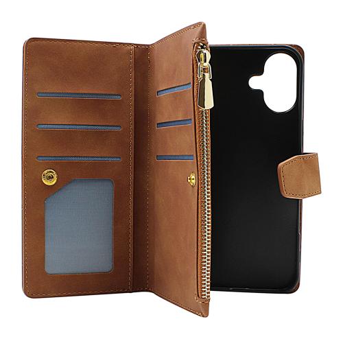 XL iPhone 16 Plus Lyx Plånboksfodral