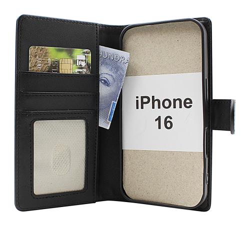 Skimblocker iPhone 16 Plånboksfodral