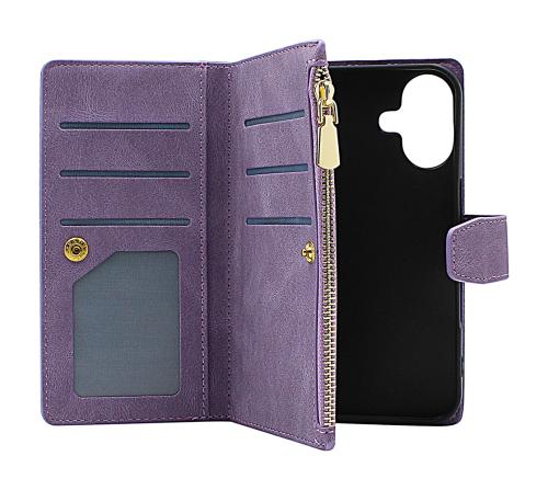 XL iPhone 16 Lyx Plånboksfodral