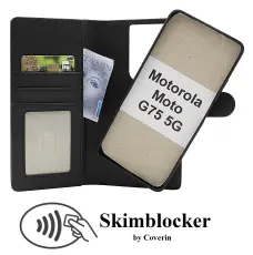 Skimblocker Motorola Moto G75 5G Magnet Plånboksfodral