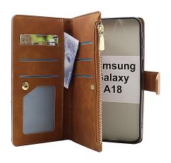 XL Samsung Galaxy A18 LTE Lyx Pl&aring;nboksfodral