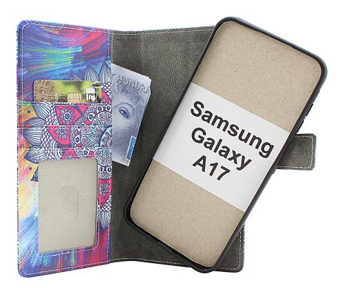 Skimblocker Samsung Galaxy A17 Magnet Plånboksfodral Design