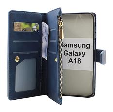 XL Samsung Galaxy A18 LTE Lyx Pl&aring;nboksfodral