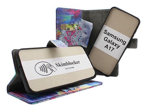 Skimblocker Samsung Galaxy A17 Magnet Plånboksfodral Design