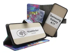 Skimblocker Samsung Galaxy A17 Magnet Plånboksfodral Design