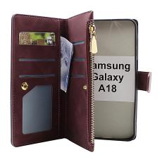 XL Samsung Galaxy A18 LTE Lyx Pl&aring;nboksfodral