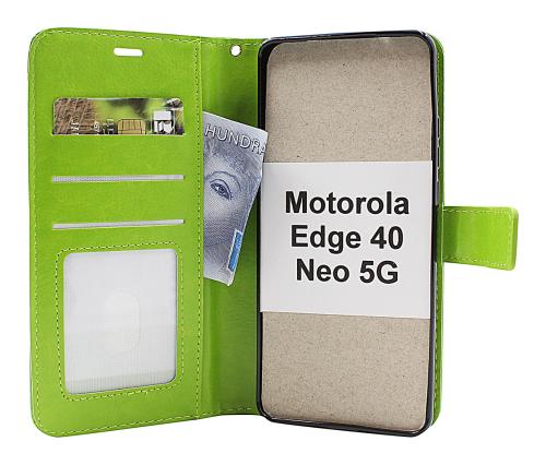 Crazy Horse Wallet Motorola Edge 40 Neo 5G