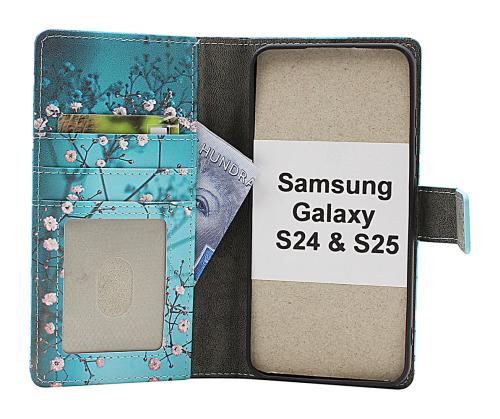 CoverinSkimblocker Samsung Galaxy S25 Magnet Plånboksfodral Design