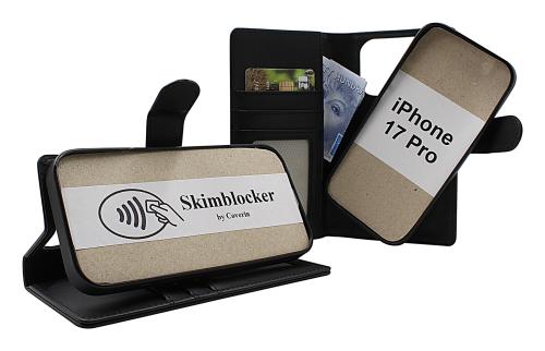 Skimblocker iPhone 17 Pro Magnet Plånboksfodral