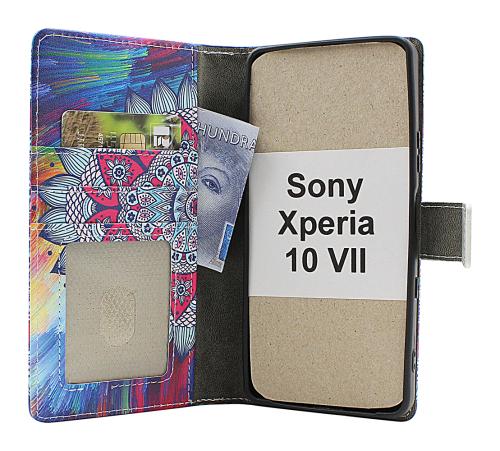 Skimblocker Sony Xperia 10 VII Magnet Plånboksfodral Design