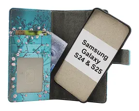 CoverinSkimblocker Samsung Galaxy S24 5G Magnet Plånboksfodral Design