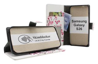 Skimblocker Samsung Galaxy S26 Pl&aring;nboksfodral Design