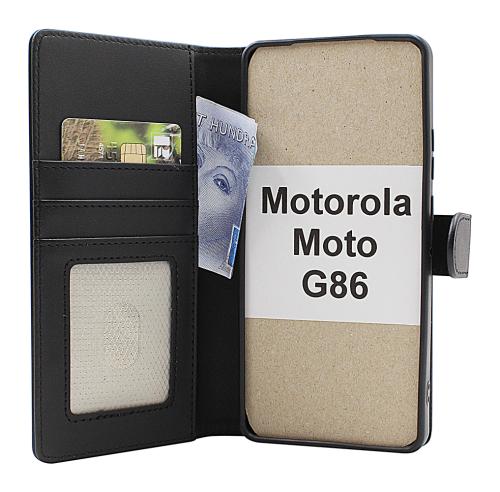 Skimblocker Motorola Moto G86 Magnet Plånboksfodral
