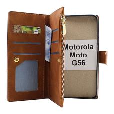 XL Motorola Moto G56 Lyx Pl&aring;nboksfodral