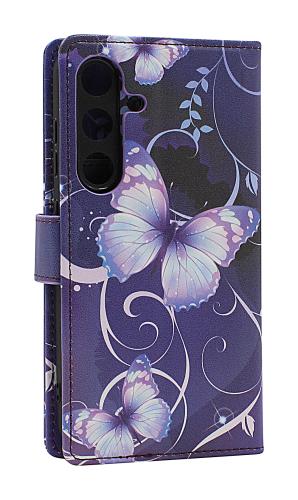 Skimblocker Samsung Galaxy S24 / S25 Magnet Plånboksfodral Design