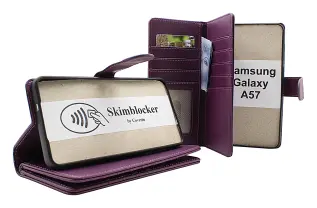Skimblocker Samsung Galaxy A57 5G XL Pl&aring;nboksfodral