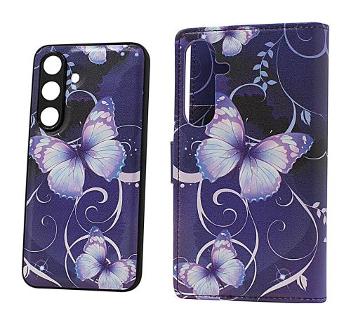 Skimblocker Samsung Galaxy S24 / S25 Magnet Plånboksfodral Design