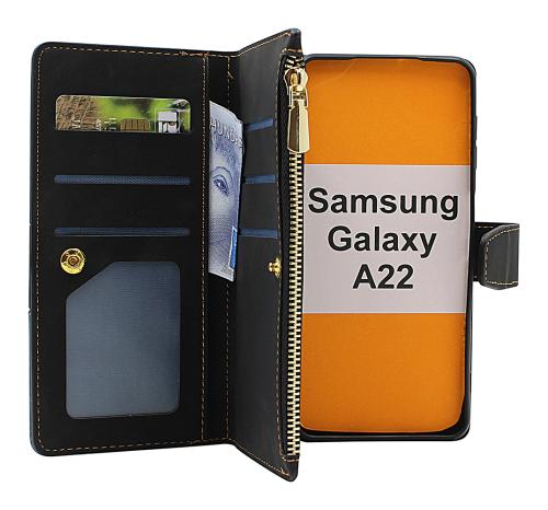 XL Samsung Galaxy A22 (SM-A225F/DS) Lyx Plånboksfodral