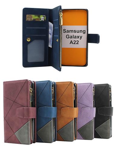 XL Samsung Galaxy A22 (SM-A225F/DS) Lyx Plånboksfodral