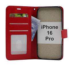 Crazy Horse iPhone 16 Pro Pl&aring;nboksfodral