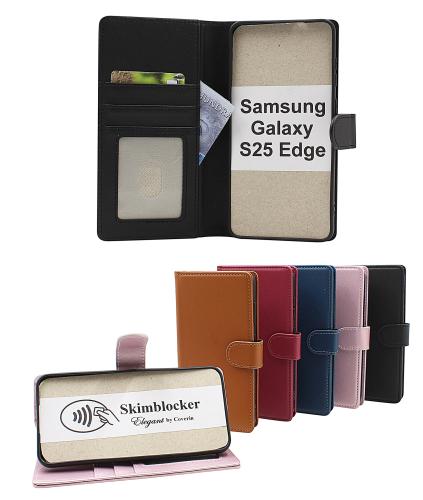 Skimblocker Samsung Galaxy S25 Edge Plånboksfodral