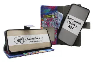 Skimblocker Samsung Galaxy A27 Magnet Pl&aring;nboksfodral Design