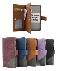 XL Motorola Edge 70 Max Lyx Pl&aring;nboksfodral
