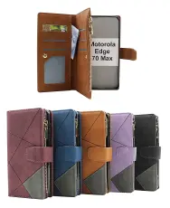 XL Motorola Edge 70 Max Lyx Pl&aring;nboksfodral