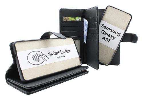 Skimblocker Samsung Galaxy A57 5G XL Magnet Plånboksfodral