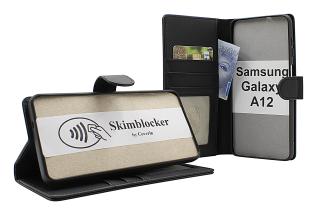 Skimblocker Samsung Galaxy A12 Pl&aring;nboksfodral
