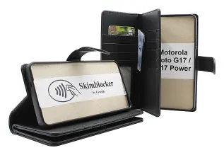 Skimblocker Motorola Moto G17 / G17 Power XL Pl&aring;nboksfodral