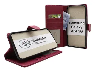 Skimblocker Samsung Galaxy A54 5G Pl&aring;nboksfodral