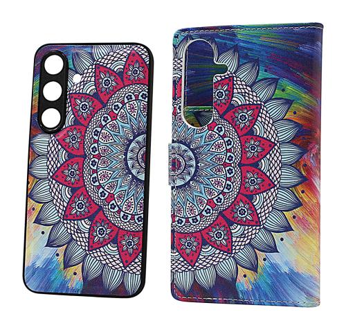 Skimblocker Samsung Galaxy S24 / S25 Magnet Plånboksfodral Design