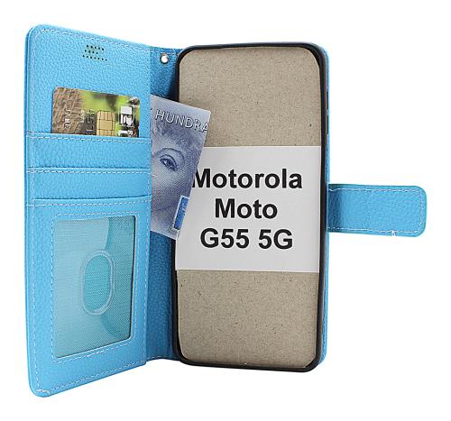billigamobilskydd.seNew Standcase Motorola Moto G55 5G Plånboksfodral