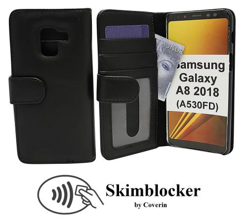 CoverinSkimblocker Plånboksfodral Samsung Galaxy A8 2018 (A530FD)