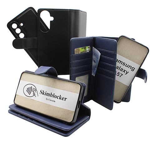 Skimblocker Samsung Galaxy A57 5G XL Magnet Plånboksfodral