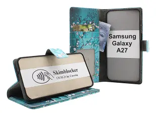 Skimblocker Samsung Galaxy A27 Pl&aring;nboksfodral Design